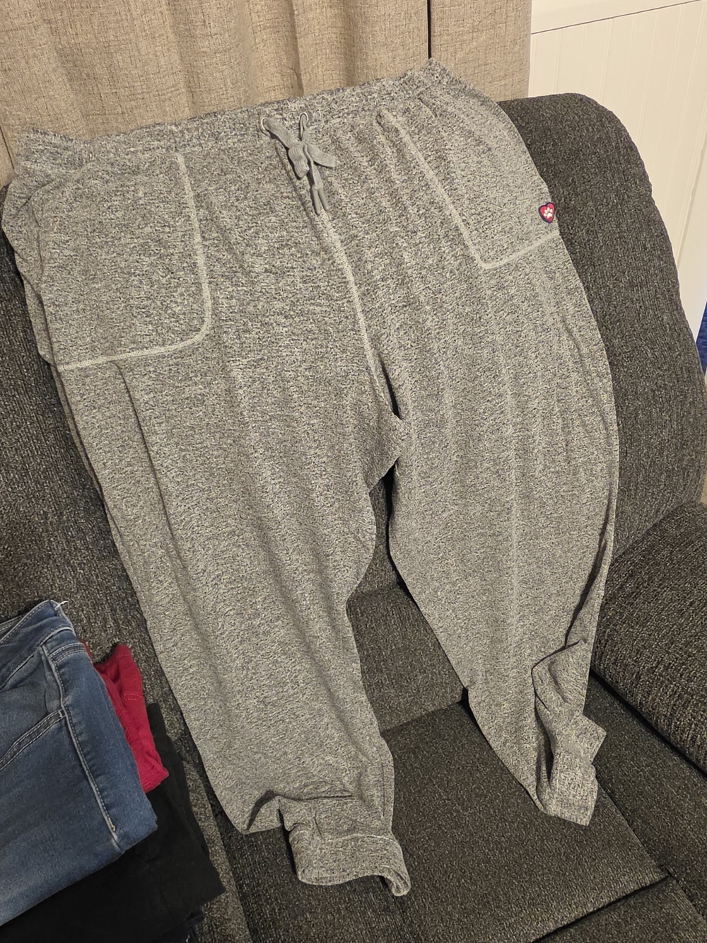 Skechers Heather Gray Women's Knit Jogger Pants